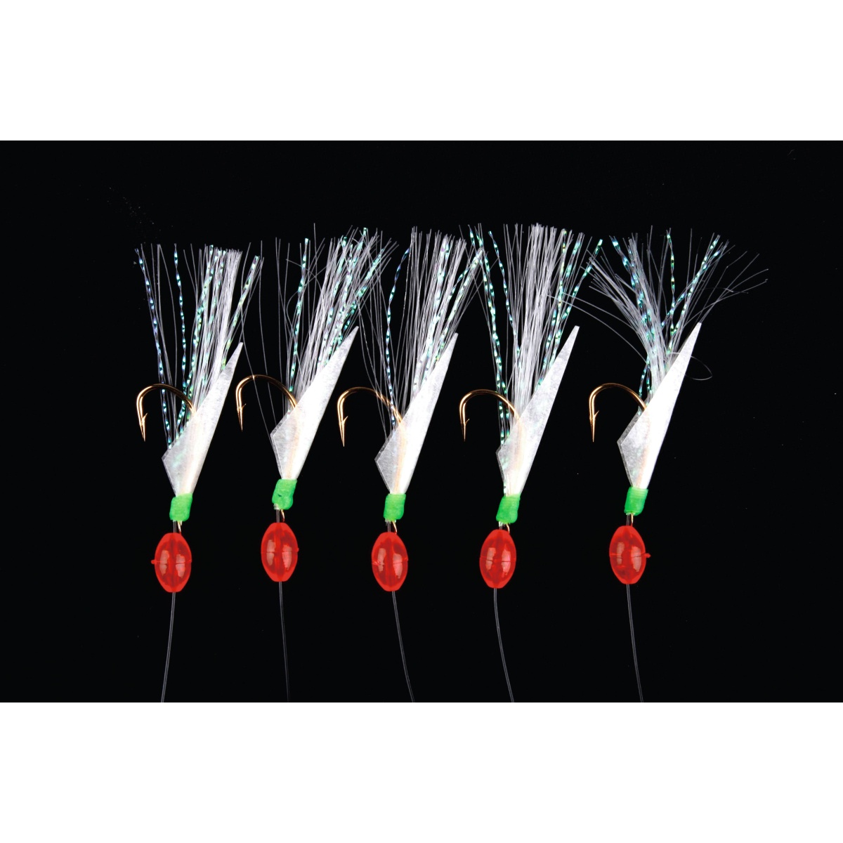 R.T. Rig1 Herring Real Fish Skin 5 #8 Hooks Gold 0.30/0.40mm